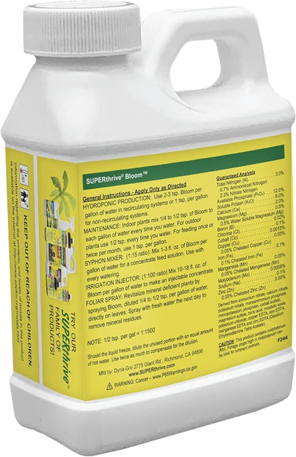 Dyna-Gro Bloom Plant Food Size: 8 Ounces