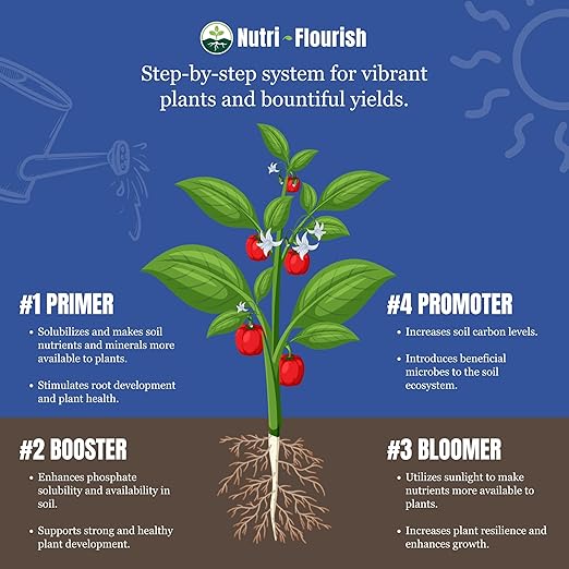 Promoter - Liquid Plant Enhancer for Gardening & Potting | Boost Soil Organic Matter | Nutrients for Flowering Plants and Vegetables to Promote Growth, 16 Oz