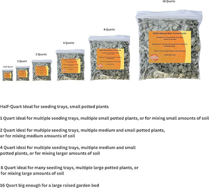 Versatile River Rocks & Garden Stones for Outdoor Landscaping - Ideal Decorative Rocks for Plants Indoor & Outdoor, Rain Forest Rocks, Landscaping Stones Half-Quart