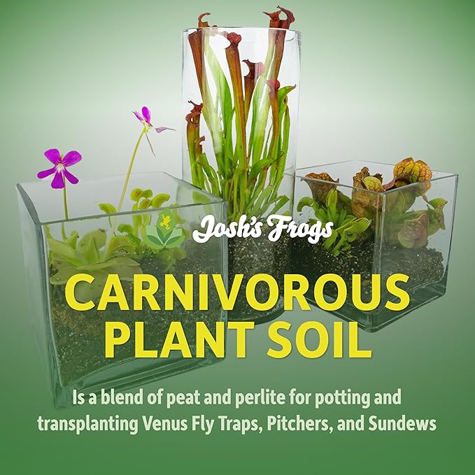 Josh's Frogs Carnivorous Plant Soil - Venus Fly Traps/Pitchers/Sundews (1 Quart)