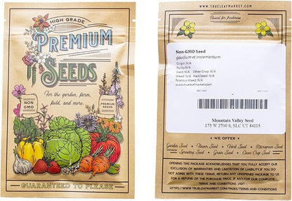 Blue Lake FM1K Pole Bean Seeds - 18 mg Packet - Non-GMO, Heirloom - Green Bean Vegetable Garden Seeds - Phaseolus vulgaris