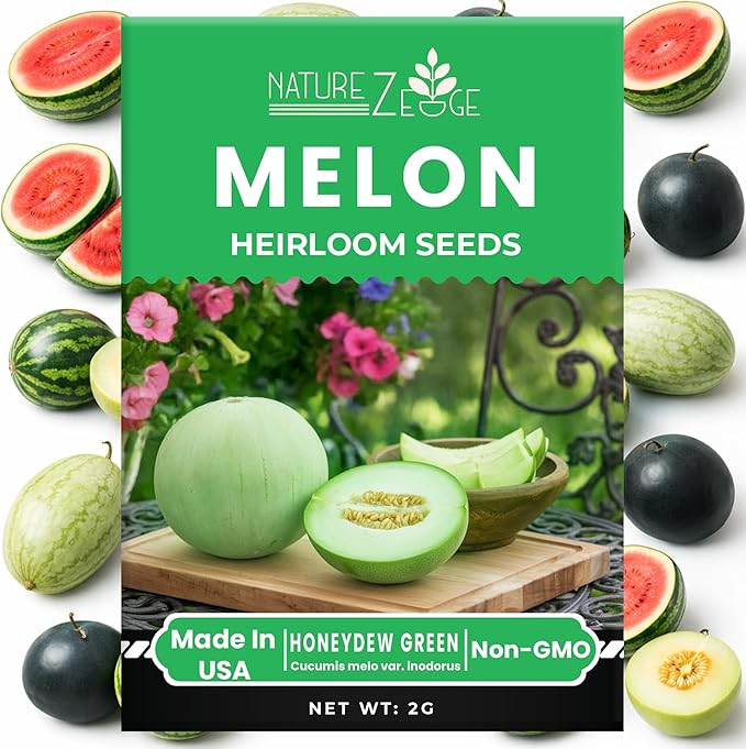 Fruit Seeds, Watermelon Seeds, Melon Seeds, Fruit Seeds for Planting, Sweet Watermelon Seeds for Planting, Cantaloupe Seeds, Sugar Baby, Black Diamond, Charleston Grey, Hales Best, Green Honeydew