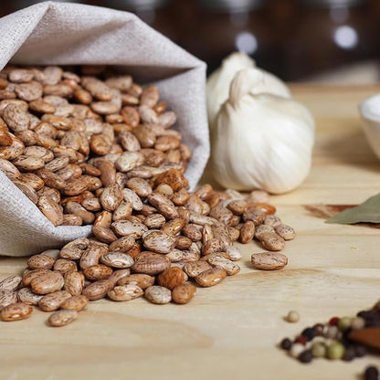 Purely Organic Pinto Bean Seeds - USDA Organic, Non-GMO, Open Pollinated, Heirloom, USA Origin (1 Packet - 20 Grams - Approx 36 Seeds)