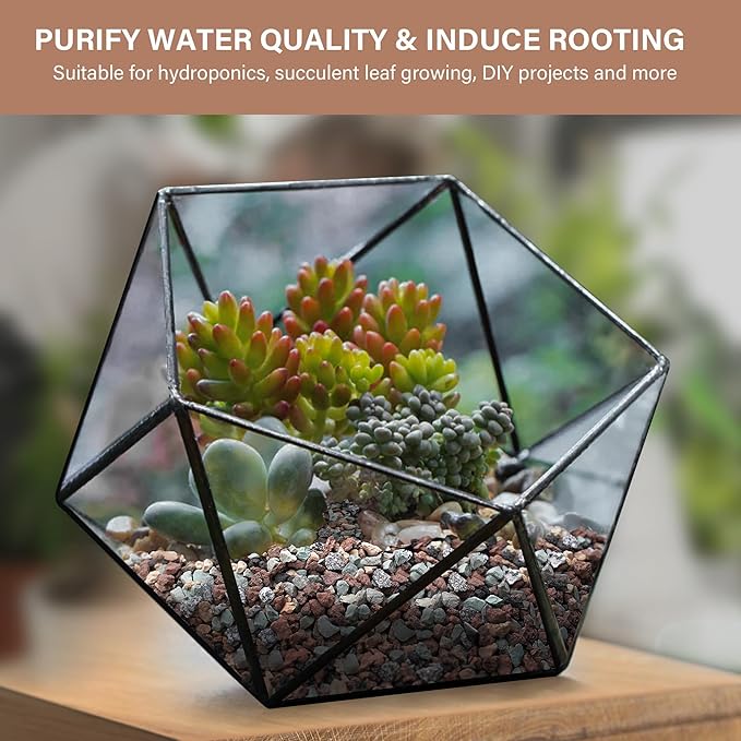 NUPICK 12lb Mix Horticultural Lava Rocks for Plants, 3/8" Colorful Succulent Potting Soil Amendments, Decorative Gravel for Cactus, Bonsai Gritty Rock, Pebbles Pumice for Vase Fillers, Top Dressing