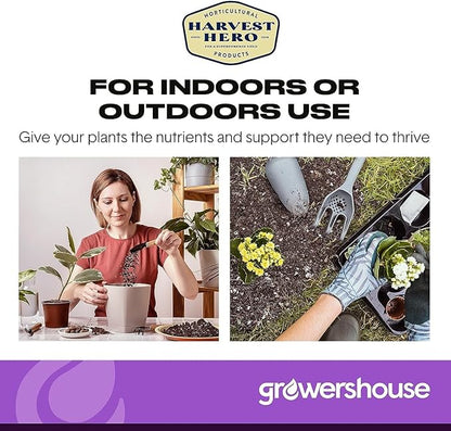 Harvest Hero 12qt Organic Perlite for Plants, Perlite for Gardening with Trimming Scissors