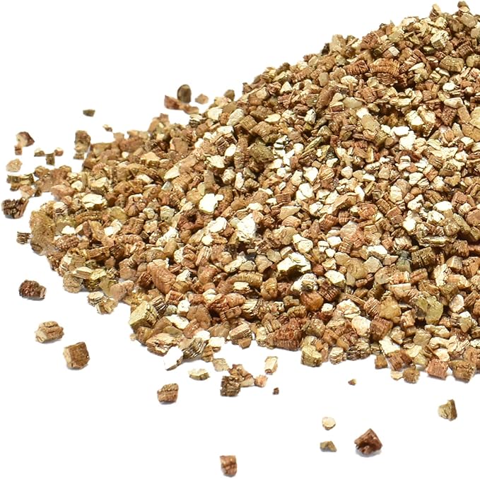Halatool Soil Amendment 2QT Vermiculite for Plants Gardening Indoor Natural Potting Soil Mix Additive for Holding Moisture Aeration Drainage