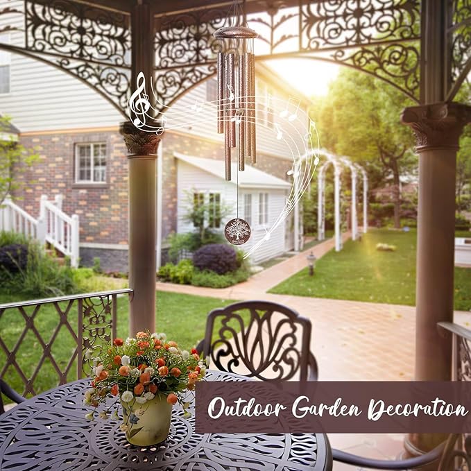 Memorial Gifts for Loss of Grandmother, 25''Memorial Wind Chimes for Loss of Grandma,Sympathy Gifts for Loss of Grandmother, Bereavement, Condolence, Remembrance Gifts,Windchimes in Memory of Grandma