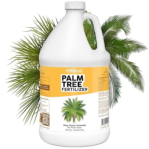 Palm Tree Fertilizer for All Palms and Ferns, Liquid Plant Food, 1 Gallon (128 oz)