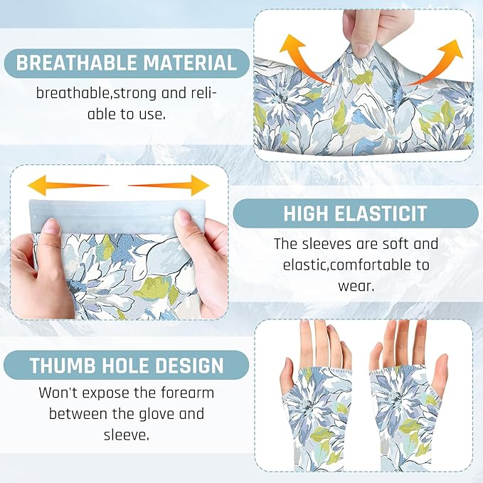 Gardening Sleeves for Women Farm Sun Protection Thorn Proof Cooling Arm Sleeves to Cover Arms for Garden Sports