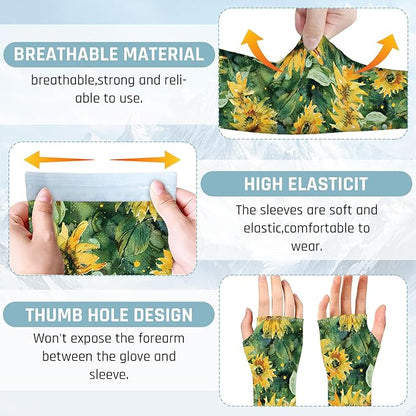 Gardening Sleeves for Women Farm Sun Protection Thorn Proof Cooling Arm Sleeves to Cover Arms for Garden Sports