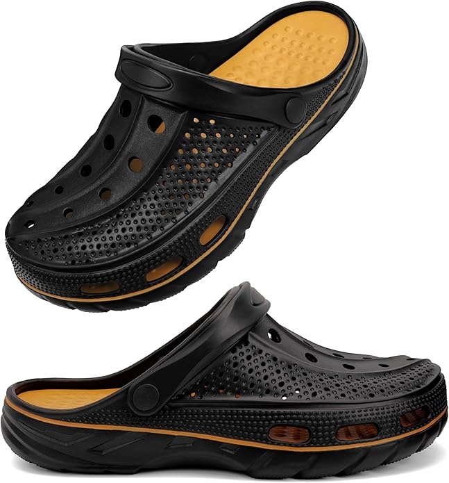 Women Men Orthopedic Clogs Arch Support Garden Shoes Sandals Slippers with Plantar Fasciitis Insoles