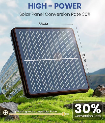 Super Bright Outdoor Solar Lights for Yard Powered 6 Pack, Adjustable Warm&Cool White, Waterproof IP65 Garden Decor Landscape Lighting Outside for Front Pathway/Patio/Walkway/Driveway/Lawn/Path Light