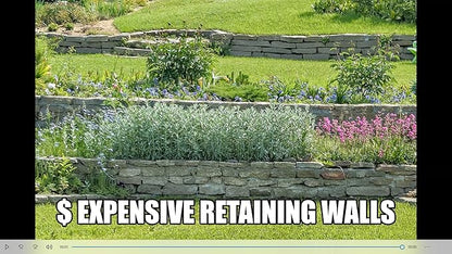 Hillside Planter-Set of (3) D.I.Y Erosion Control Soil Slope-Stabilization Runoff Conserves Water ECO 1-5 Gallon