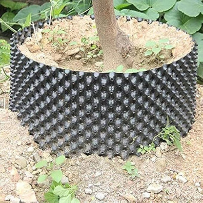 Air Pruning Containers, 25 Gallon Air Pruning Planters, 100 Liter 20" X 20" D/H Special Packing Interlocked Large Air Root Pruning Planters for Big Tree Grow Outdoor, Black, 5 Packs