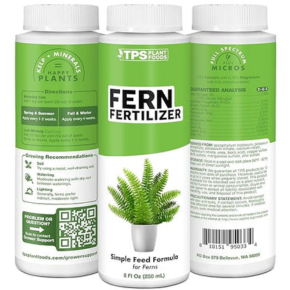 Fern Fertilizer for All Ferns and Mosses, Liquid Plant Food 1 Gallon (128oz)