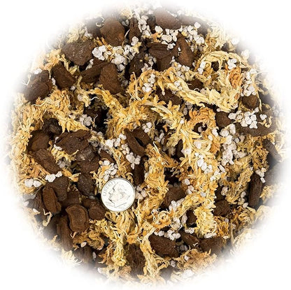 Premium Sphagnum Moss, Perlite and New Zealand Pine Bark Blend for Carnivorous Plants - Perfect for Venus Fly Traps, Pitcher Plants, Sarracenia, Butterworts, and Sundews by GARDENERA - 4 Quart Bag
