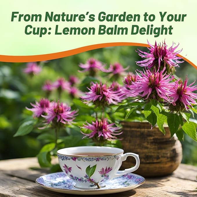 Outsidepride Lemon Bee Balm Seeds - 1/4 lb. Annual, Easy to Grow & Pollinator Friendly Monarda Citriodora Flower Seeds for Planting Fragrant Lavender Pink Blooms, Ideal for Teas & Potpourri