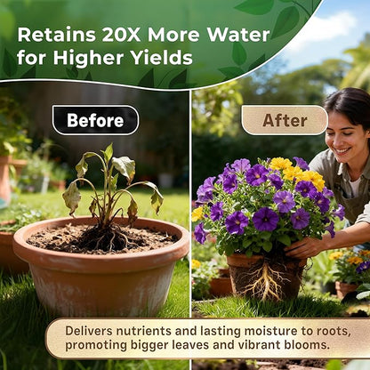 Professional Peat Moss | for Container and Garden Plants | All Natural Lightweight Soil Additive | Large 2.2 Quarts | Made in USA