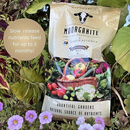 Earth Science Moorganite— 5 lb—All Purpose Lawn and Garden Care – Multi-Purpose, Slow Release Lawn Care– Amazon Exclusive Size