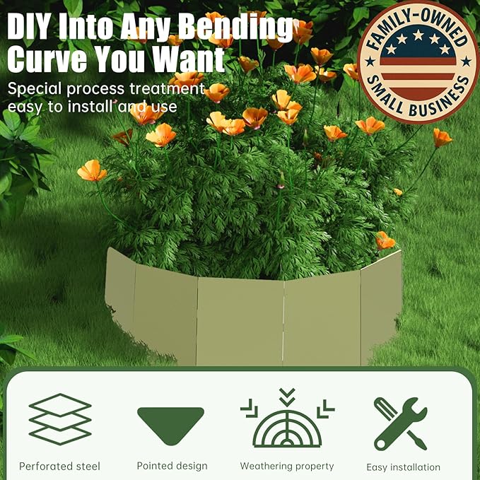 Decoroca Hillside Planter for Slope - Innovative & Durable Terrace-Style Planters for Slope Gardening - Prevent Soil Erosion, Beautify Hillsides & Landscapes (40" W x 14" H/Set of 2)