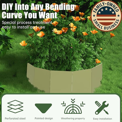 Decoroca Hillside Planter for Slope - Innovative & Durable Terrace-Style Planters for Slope Gardening - Prevent Soil Erosion, Beautify Hillsides & Landscapes (40" W x 14" H/Set of 2)