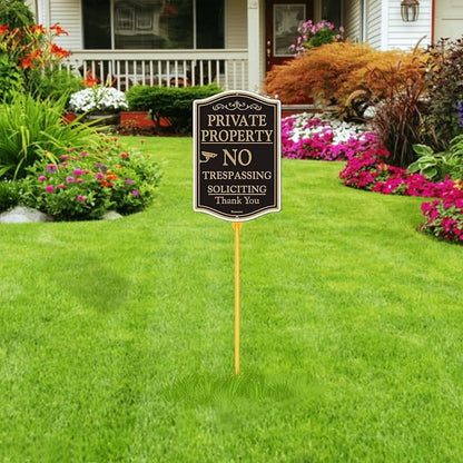 2 Pack Metal Yard Sign Stakes, 16.5" Yellow Painted Durable Waterproof Windproof, Secure Plants, Tents, Balloons & Lights, Hardware Included for Signs & Outdoor Use