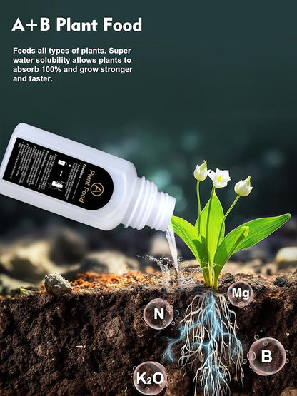 Seed Pod Kit for Aerogarden, 182 Pcs Grow Anything Kit for Hydroponics Growing System, Hydroponics Supplies with 60 Grow Sponges, 30 Grow Baskets, Plant Food A&B, 30 Grow Domes, 60 Pod Labels