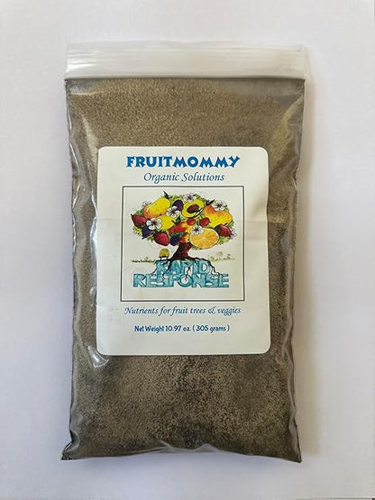 Fruitmommy Organic Solutions Rapid Response - Fast-Acting Water Soluble Organic Fertilizer for Vegetables, Plants, Flowers, & Fruit Trees