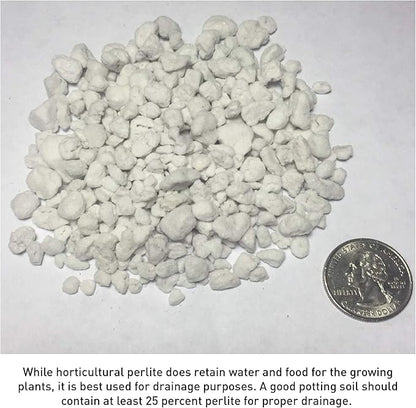 Supreme Perlite Super Coarse Horticultural Grade Expanded Perlite – 4 Cubic Foot – 113 Liters – 103 U.S. Dry Qrts – Indoor & Outdoor Use – OMRI Listed