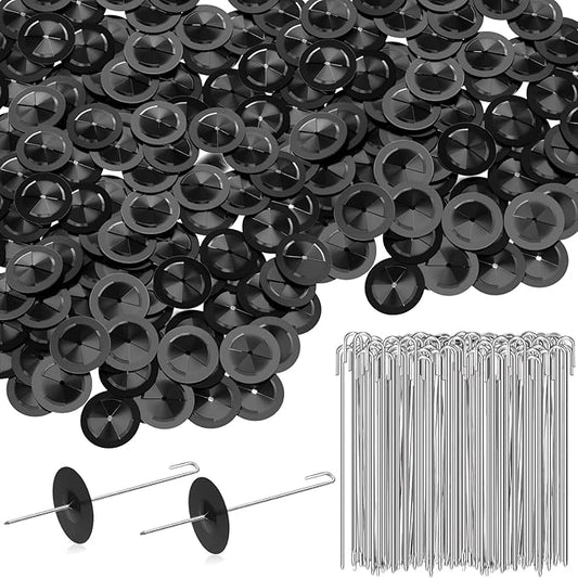 Solar Panel Guard Clips Animal Guard Fastener Animal Roll Kit Stainless Steel Fastener Clips for Solar Panel Bird Wire Pigeon Fence(300 Packs,25 mm)