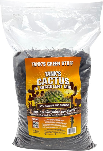 Tank's Cactus & Succulent Mix 16 qt Bag