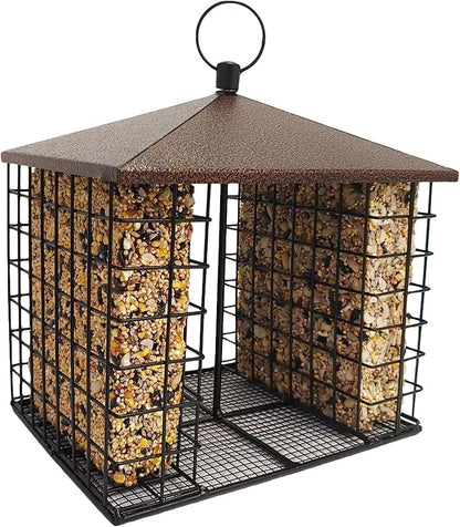 Wildlife Sciences Songbird Treats Seed Cake Variety 4 Pack | Large Seed Cakes for Wild Birds | 1.5-2 lb Each