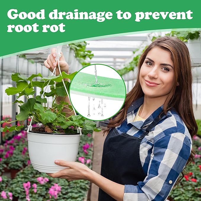 Adnee 2 Pcs Flower Pot Filler Insert-47.2" x 7.9" Plant Pot Filler Material-Lightweight Planter Drainage Material for Indoor Outdoor Gardening Plants Container