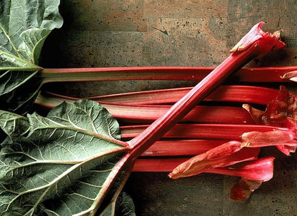 TomorrowSeeds - Victoria Rhubarb Seeds - 200+ Count - For 2026 Planting USA Garden Vegetable Perennial Red Rheum Huang Celery Rubharb Non-GMO Heirloom Grow Your Own Home Farm Patio Healthy Sustainable