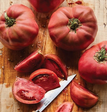 Burpee 'Cherokee Purple' Heirloom , Large, Rich Flavor Slicing Tomato , 50 Non-GMO Seeds