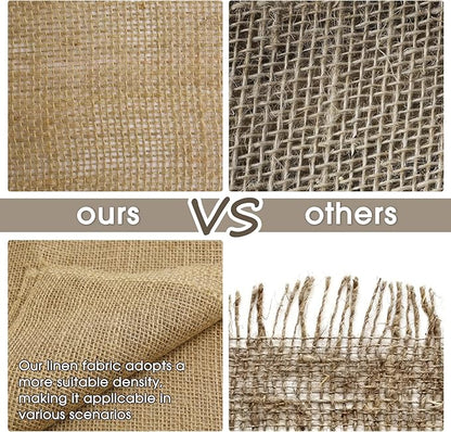 Gardening Burlap Roll - Multipurpose Natural Burlap Fabric (40 Inch x 15 Feet)