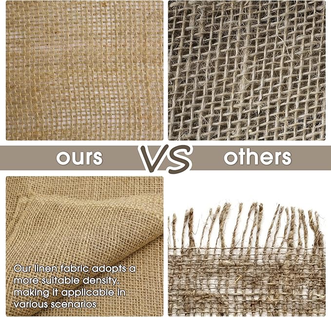 Gardening Burlap Roll - Multipurpose Natural Burlap Fabric (20 Inch x 5 Feet)