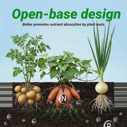 2PCS 6x3x1 FT Rectangle Metal Raised Garden Bed Kit, Elevated Garden Planter Box Outdoor, Large Planters for Outdoor Plants, Flower, Vegetables, Fruit, Herbs (Dark Gray)