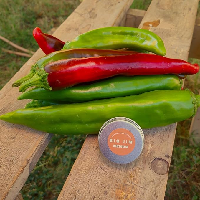 Big Jim Chile Seeds from Hatch New Mexico | Medium Heat Green Chili | Red Chili Peppers | Heritage Non-GMO | Produced for 2026