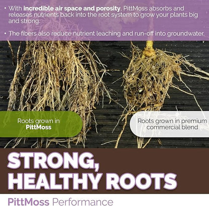 PittMoss Performance Peat Free Potting Mix with Controlled Release Fertilizer, 2 cu ft