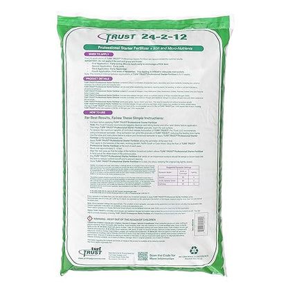 Turf Trust Lawn Starter Formula 24-2-12 (15.6 Pounds)