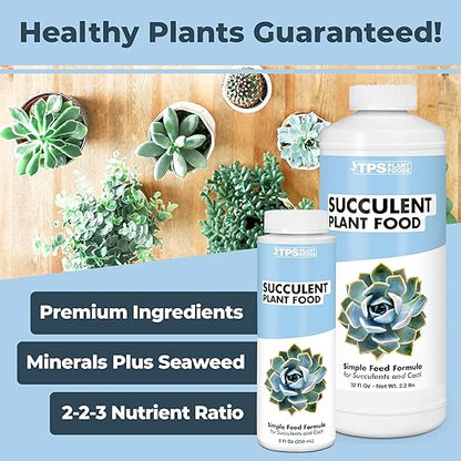 Succulent Plant Food – Gentle Liquid Fertilizer for Succulents & Cactus, 32 oz