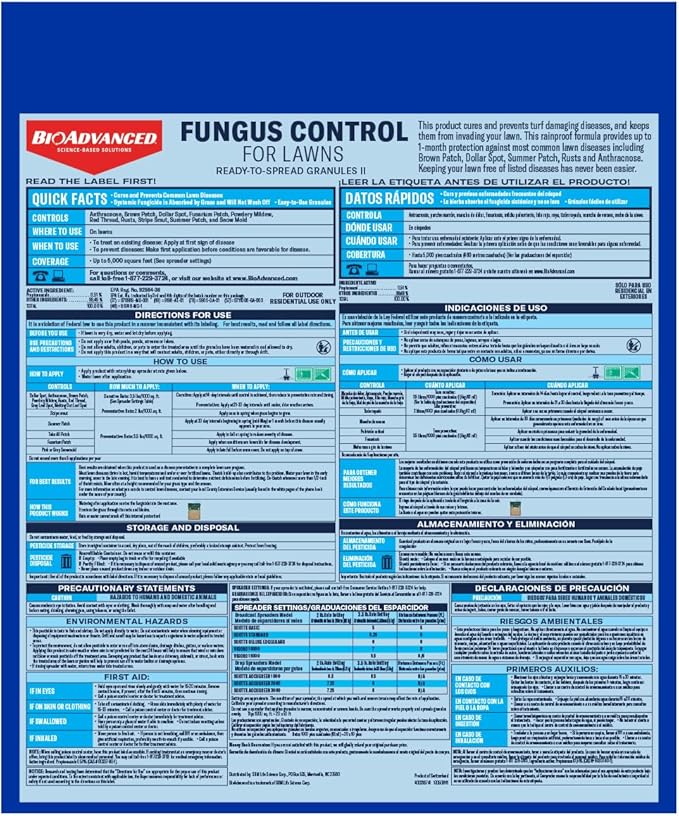 BioAdvanced Fungus Control for Lawns, Granules, 10 lb