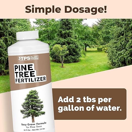 Pine Tree Fertilizer, Complete Liquid Pine Tree Plant Food, 32 oz (1 Quart)