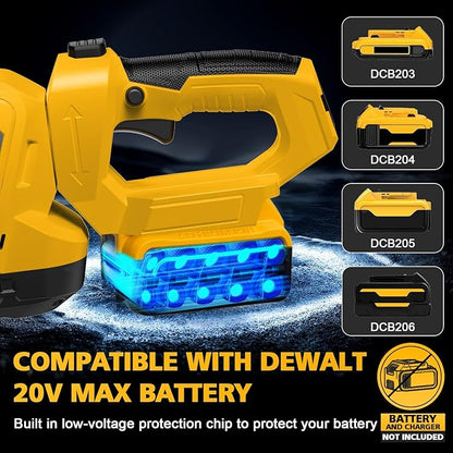 Electric Hedge Trimmer Cordless Compatible with DEWALT 20V MAX Battery, 20-Inch Cordless Hedge Trimmer, Brushless Bush Trimmer, 2/3'' Cutting Capacity, Lightweight & Rotatable Handle(No Battery)