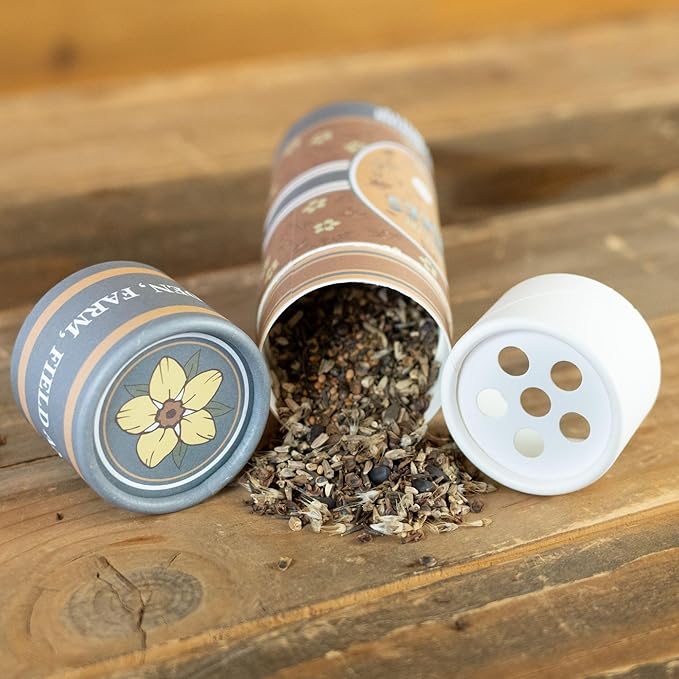 Pollinator Wildflower Seed Shaker Collection - ~300,000+ Wild Flower Seeds for Planting - Includes Hummingbird & Butterfly, Save The Monarchs, and Save The Bees Wildflower Mixes - Covers ~1,000 sq ft