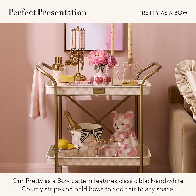 MACKENZIE-CHILDS Pot Climber, Decorative Indoor and Outdoor Planter Hanging Decor, Pretty as a Bow