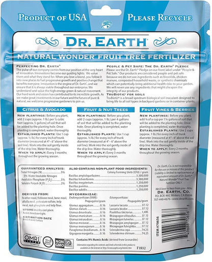 Dr. Earth Organic & Natural MINI Natural Wonder Fruit Tree Fertilizer ( 1 lbs )