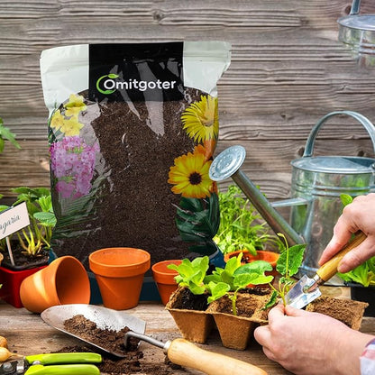 Sphagnum Peat Moss for Plants 1qt, Organic Garden Growing Soil Amendment and Media for Flowers, Vegetables, Herbs, Orchid, Indoor Houseplant