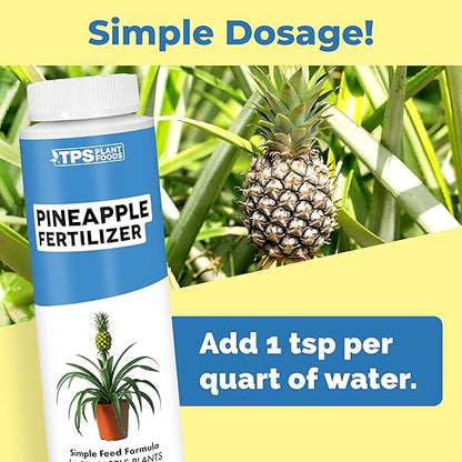 Pineapple Fertilizer for Pineapple Plants, Supports Fruit Production and Indoor/Outdoor Success, Liquid Fertilizer by TPS Plant Foods, 8 oz (250mL)